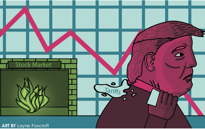 The stock market is crashing under Trump's presidency